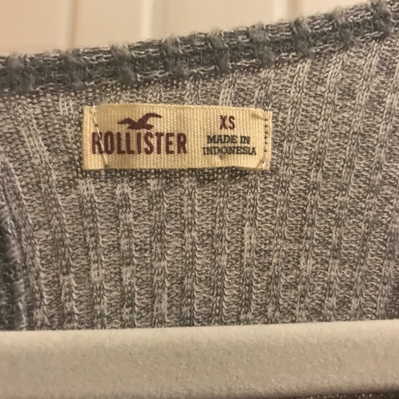 Hollister Grey Knit Skater Dress - Picture 3 of 3
